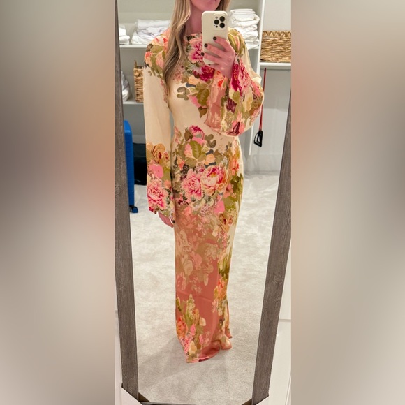 Hemant & Nandita Sama Floral Boatneck Maxi Dress - Picture 3 of 3